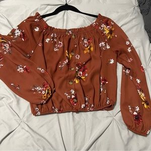 Orange/brown blouse